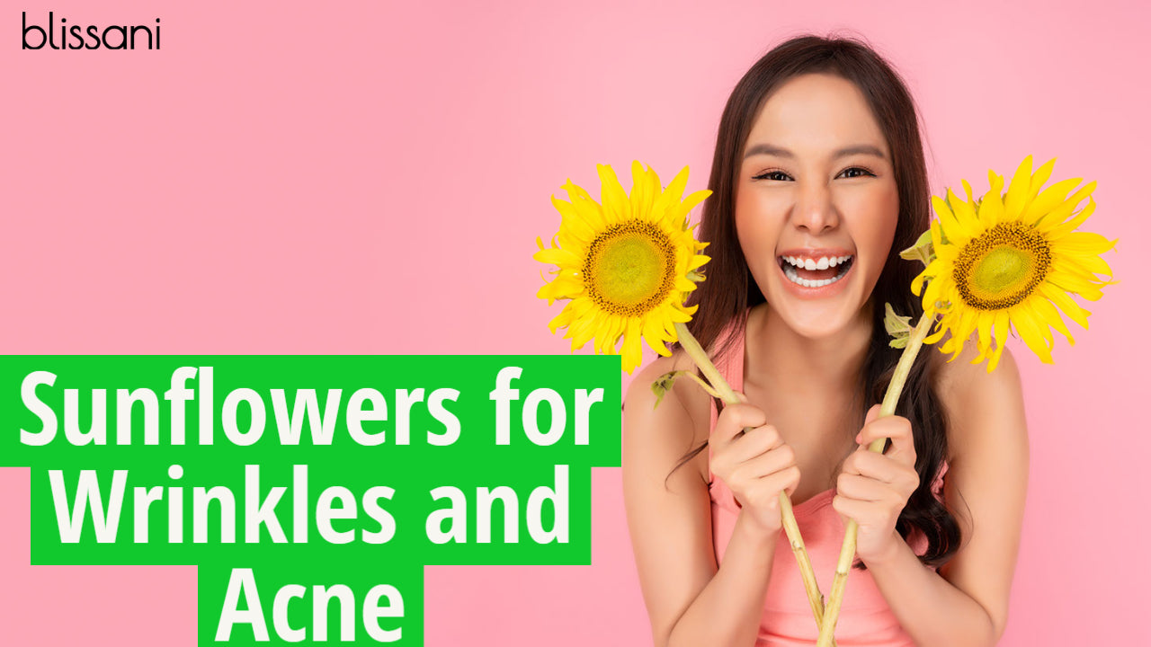 Load video: Sunflower oil for wrinkles and acne - skincare tips