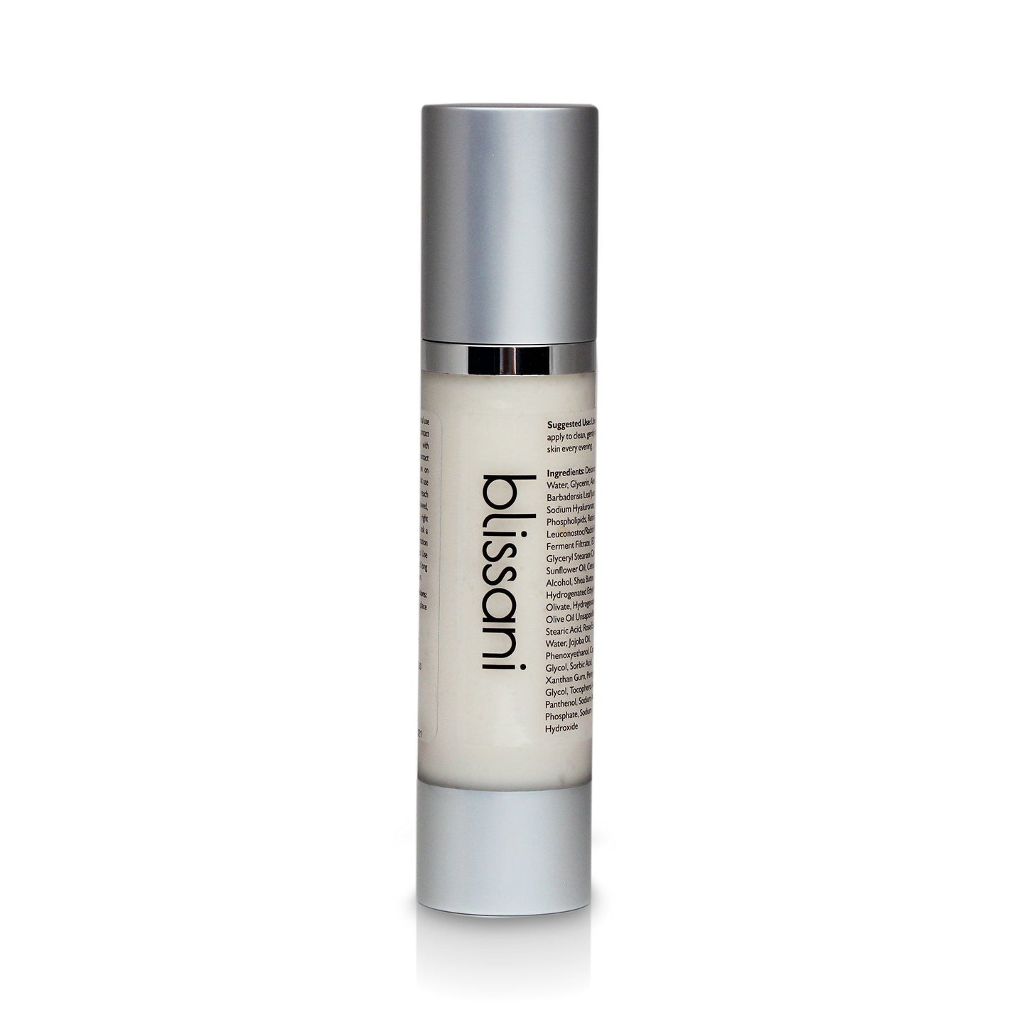 Gemma Crema Anti-Aging Serum - Back of botlle Wrinkle Cream
